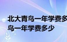 北大青鸟一年学费多少钱学校怎么样 北大青鸟一年学费多少 