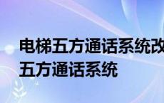 电梯五方通话系统改造技术要求有哪些 电梯五方通话系统 