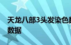 天龙八部3头发染色数据大全 天龙八部3染发数据 