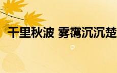 千里秋波 雾霭沉沉楚天阔 雾霭沉沉楚天阔 