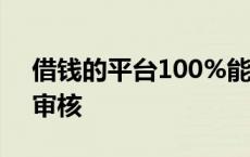 借钱的平台100%能借到 借款软件哪个容易审核 