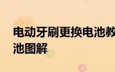 电动牙刷更换电池教程图解 电动牙刷安装电池图解 