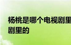 杨桃是哪个电视剧里的人物 杨桃是哪个电视剧里的 