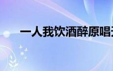 一人我饮酒醉原唱天佑 一人我饮酒醉 