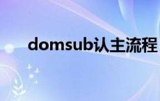 domsub认主流程 跪下认主仪式流程 