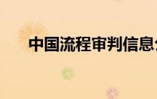 中国流程审判信息公开网查询 中国流 