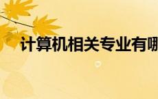 计算机相关专业有哪些 计算机相关专业 