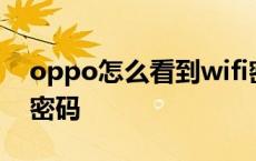 oppo怎么看到wifi密码 oppo怎么查看wifi密码 