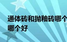 通体砖和抛釉砖哪个好 通体大理石和抛釉砖哪个好 