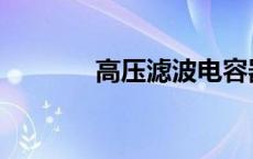 高压滤波电容器 滤波电容器 