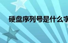 硬盘序列号是什么字母开头 硬盘序列号 