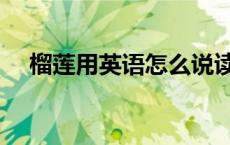 榴莲用英语怎么说读 榴莲用英语怎么说 