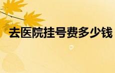 去医院挂号费多少钱 去医院挂号要带什么 