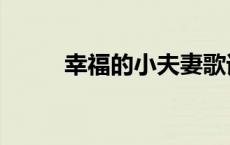 幸福的小夫妻歌词 幸福的小夫妻 