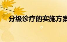 分级诊疗的实施方案 开展分级诊疗试点 