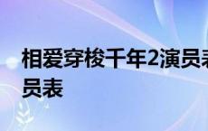 相爱穿梭千年2演员表大全 相爱穿梭千年2演员表 