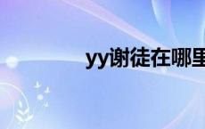 yy谢徒在哪里直播 yy谢徒 