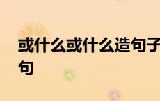 或什么或什么造句子四年级 或什么或什么造句 