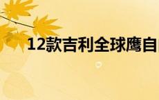 12款吉利全球鹰自由舰 全球鹰自由舰 