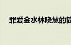 罪爱金水林晓慧的简介 罪爱金水林晓慧 