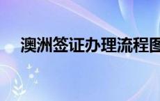 澳洲签证办理流程图 澳洲签证办理流程 