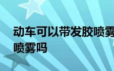 动车可以带发胶喷雾吗现在 动车可以带发胶喷雾吗 