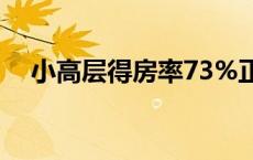 小高层得房率73%正常吗 小高层得房率 