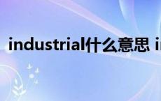 industrial什么意思 industrial是什么意思 