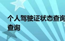 个人驾驶证状态查询12123 个人驾驶证状态查询 