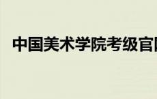 中国美术学院考级官网 中国美术学院考级 