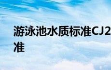 游泳池水质标准CJ244-2007 游泳池水质标准 