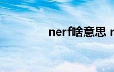 nerf啥意思 nerf什么意思 