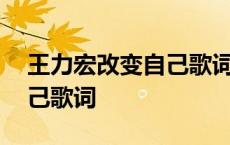 王力宏改变自己歌词改变隔膜 王力宏改变自己歌词 