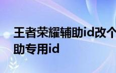 王者荣耀辅助id改个什么名字好 王者荣耀辅助专用id 