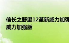 信长之野望12革新威力加强版特殊技能 信长之野望12革新威力加强版 