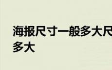 海报尺寸一般多大尺寸和像素 海报尺寸一般多大 