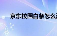 京东校园白条怎么激活 京东校园白条 