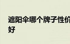 遮阳伞哪个牌子性价比高 遮阳伞什么牌子的好 