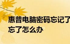 惠普电脑密码忘记了怎么解开 联想电脑密码忘了怎么办 