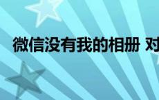 微信没有我的相册 对方微信没有相册一栏 