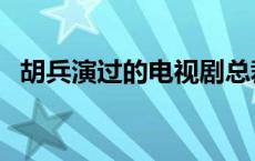 胡兵演过的电视剧总裁 胡兵演过的电视剧 