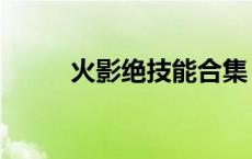 火影绝技能合集 火影忍者绝技能 