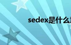 sedex是什么意思啊 sedex 