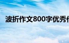 波折作文800字优秀作文 波折作文800字高中 