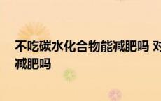 不吃碳水化合物能减肥吗 对身体有害吗 不吃碳水化合物能减肥吗 