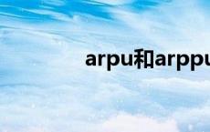 arpu和arppu的区别 arpu 