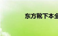 东方靴下本全 东方靴下本 