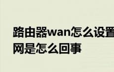 路由器wan怎么设置才能上网 路由器不能上网是怎么回事 