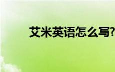 艾米英语怎么写? 艾米英文怎么写 