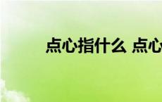 点心指什么 点心打一字是什么字 